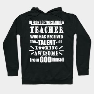 Teacher lessons gift idea funny saying Hoodie